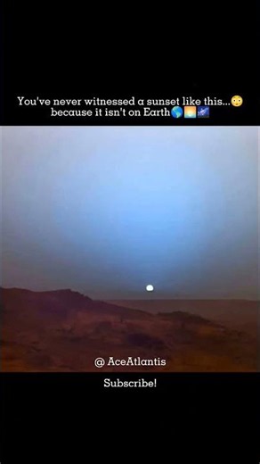 Imagine watching the Sun set from another world... 🤯🌅 #sunset #anotherplanet #alien #nasa #space