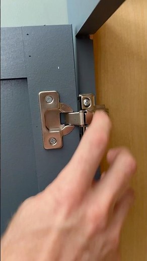 How to adjust cabinet door hinges SIX directions! #cabinet #cabinetdoors #diyhome