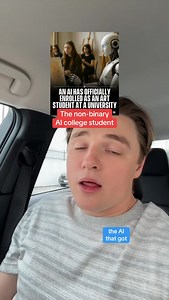 414K views · 59K reactions | An AI college student claims to be non-binary which feels wrong since it’s literally made of binary code! I didn’t see AI appropriating LGBTQ people during pride month on my bingo card. Happy Pride month to everyone except the AIs. | Ryan Kelly Comedy | Facebook