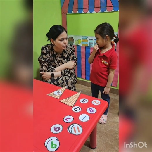 8.3K views · 46 reactions | Numeracy- Number value and one more/ one less with ice cream cones and scoops- JLT | Dewdrops Nursery | Facebook