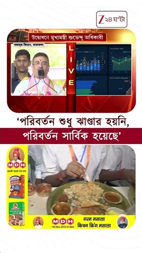 Suvendu Adhikari | 'পরিবর্তনটা শুধু দলের হয়নি, মুখের হয়নি, পরিবর্তনটা ব্যবস্থার ও হয়েছে ' #shorts