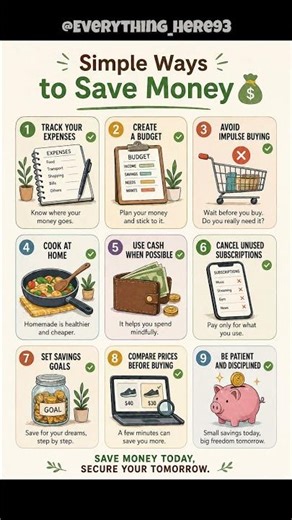 Simple Ways to Save Money 💰 (Even If You’re Broke!)