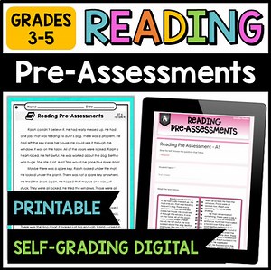 Reading Pre-Assessments with Google Forms™
