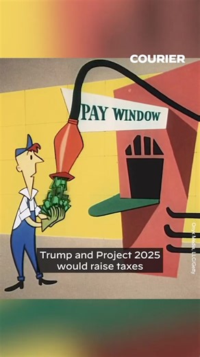 31K views · 49 reactions | COURIER's Allan Piper breaks down key facts of the economics of Trump's Project 2025. Watch to see just how harmful they will be to Americans who aren't, as Trump said, "rich as hell." | COURIER | Facebook