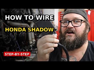How to Wire your Shadow 600 Bobber from Scratch Part One/ Honda Shadow Giveaway Episode 22