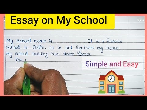 Essay on My School | Easy & Simple English for Students| Best essay on my school for students||