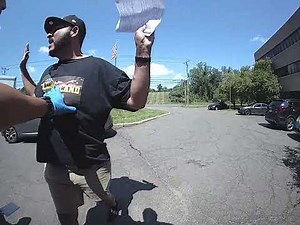 Body cam footage of confrontation between CT state police sergeant and NY YouTuber