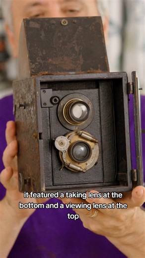 Amateur Photographer Magazine on Instagram: "Wooden plate camera from 1891 - a twin lens camera before the Rolleiflex was invented!"