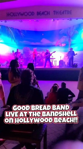 GOOD BREAD BAND LIVE on Hollywood Beach in Florida at the Bandshell!! 💝🔥💖 #flashbacksouthflorida #southflorida #florida #hollywoodflorida #hollywoodfl | Flashback South Florida - Memories and Memorabilia