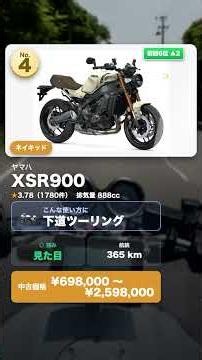 大人が選ぶ大型バイクTOP5、その1位は？（2026年8月8日調べ）