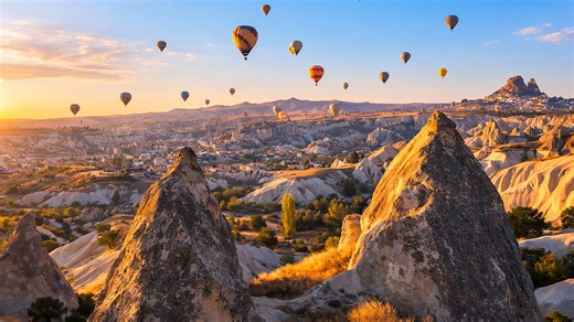 Why do balloons fill Cappadocia’s sky every morning?