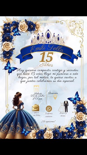 Invitación Digital para 15 Años: Plantillas Creativas