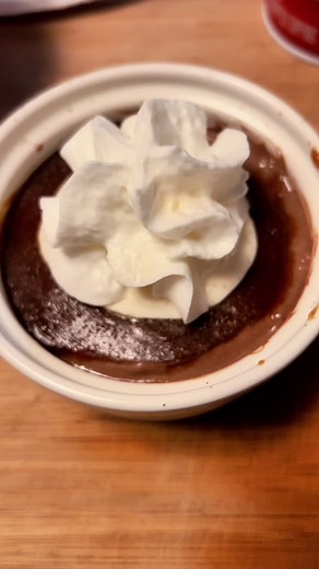 Homemade Chocolate Budino with Salted Caramel Delight