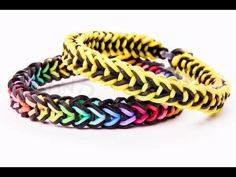 Oliver Queen Rainbow Loom Bracelet Tutorial - Intermediate #justinstoyshybrid