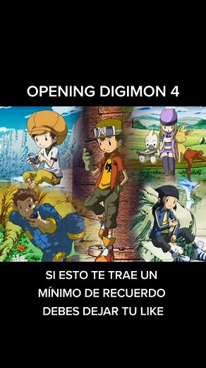 Apertura de Digimon 4: Recuerdos Inolvidables