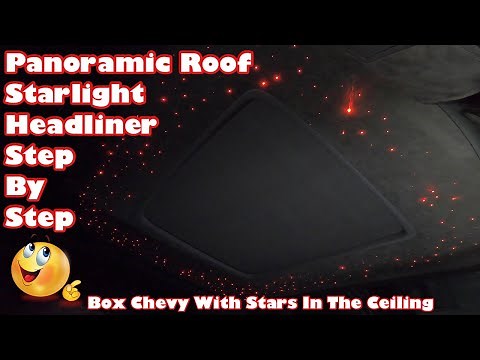 Custom Starlight Headliner Install / Panoramic Sunroof STEP BY STEP Box Chevy Caprice LS Brougham