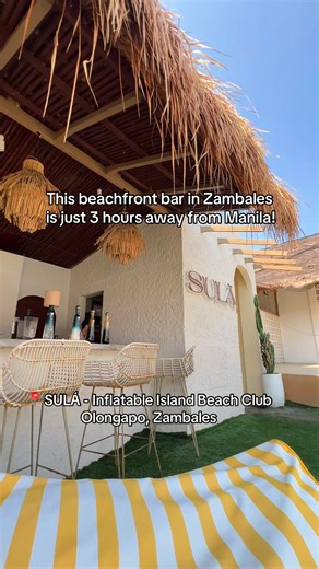 pov: you found the perfect beachfront bar in zambales! 🌴✨ | Inflatable Island Ph