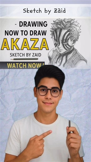 Akaza Sketch from demonslayer