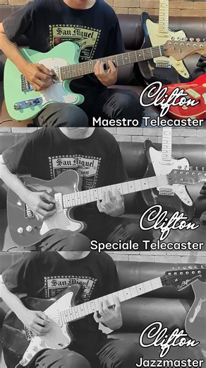 Guitar Comparison: Maestro Tele vs. Clifton Speciale & Jazzmaster