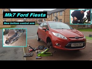 Episode 199 - How to replace a bottom control arm on a Ford Fiesta Mk7