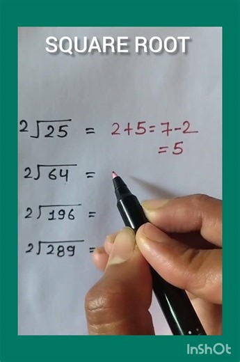 SQUARE ROOT # MATHS # SHORT VIDEO #