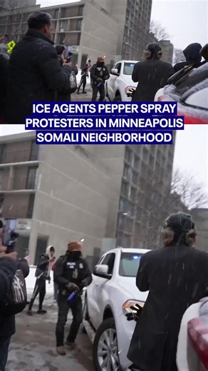 471K views · 17K reactions | ICE agents used pepper spray to disperse...