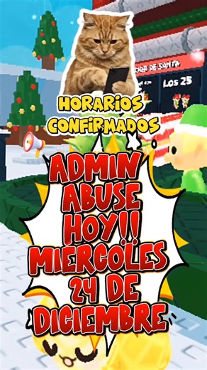 Confirmación de Horarios para Admin Abuse en Roblox