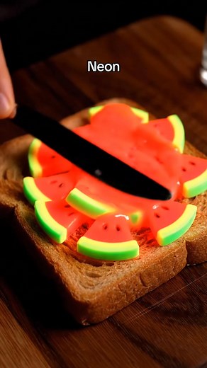 Spreading watermelons onto toast ASMR. Which one is your favorite? You can only choose one! #oddlysatisfying #asmrvideo #asmr #asmrsounds #asmrtiktoks | Satisfying Slices ASMR