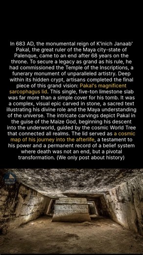 63K views · 1.1K reactions | This five-ton limestone slab illustrates the journey of a Maya king to the underworld. #history #ancienthistory #archaeology #maya | Earthly Wonders | Facebook