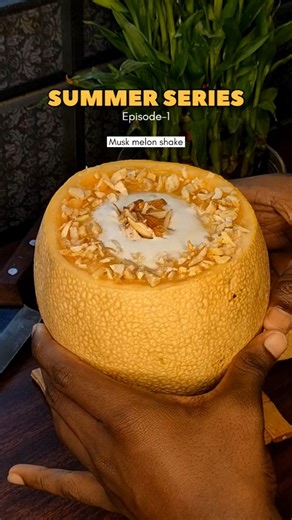 Hot Summer-ku Perfect Musk Melon Shake 🍈🥤 | Summer Series Ep-1 #babymaasamayal