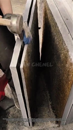 Witness the incredible craftsmanship of stone splitting.