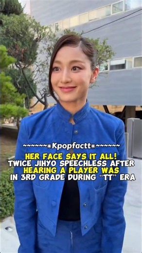 Her Face Says It All! TWICE Jihyo Speechless After Hearing a Player Was in 3rd Grade During “TT” Era