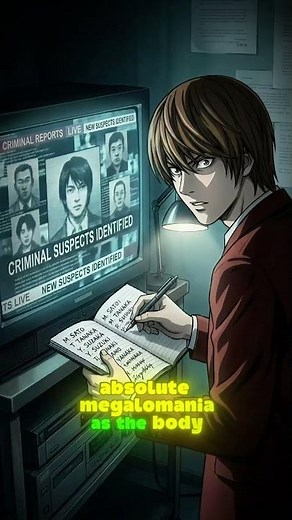 Power Didn't Change Light, It Unmasked Him 🩸 #deathnote #anime #manipulation #shorts