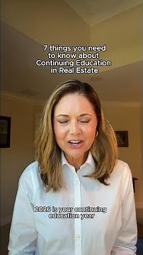 7 Things you need to know about Continuing Education in Real Estate
