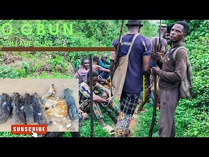 Action Packed Hunting in Ọ́gbun village.. Hunting for bushmeat in Nigeria 🇳🇬