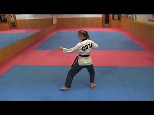 Taekwondo Poomsae Taeguk 8 TKD Form Taegeuk 8