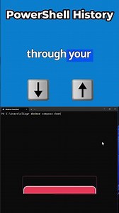 Stop retyping commands! Use this instead ⚡️ | PowerShell arrow keys #PowerShell #Shorts