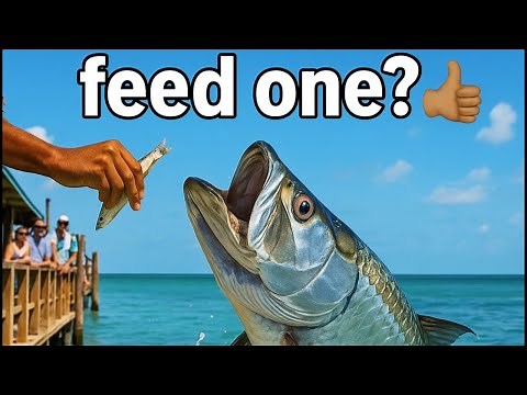 Live Replay Feeding Giant Tarpon LIVE at Robbie’s Marina 🐟 | Islamorada, Florida Keys!