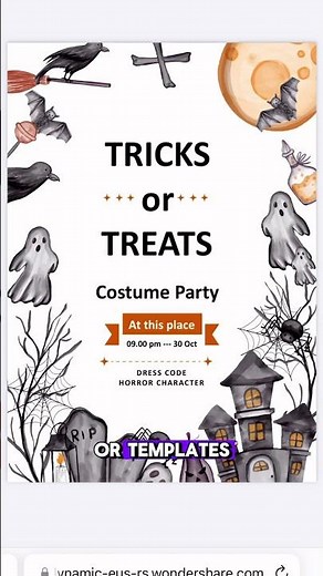 Free Halloween Templates | Makes Spooky Invitations a Breeze This Halloween