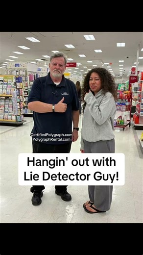 Lie Detector Guy makes new friends every day!