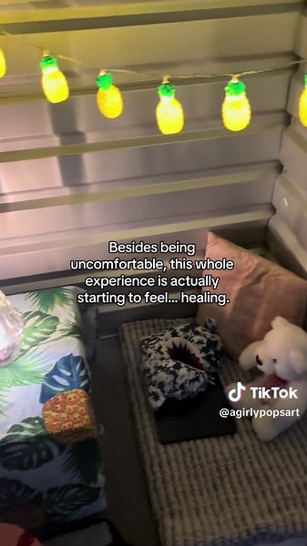 Creative Slime Play in a Storage Unit