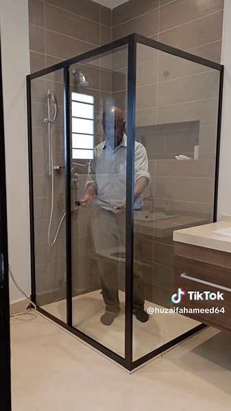 Compact Opening Shower Cubicle - Perfect for Tight Spaces