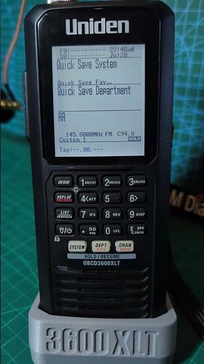 UNIDEN UBCD3600XLT SCANNER , GB3WR