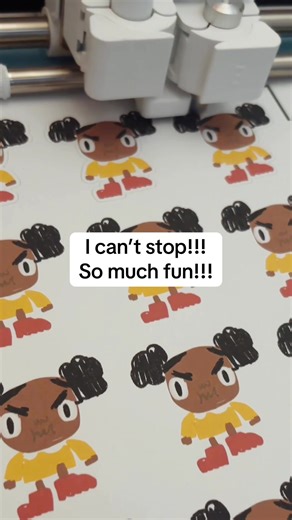 Sticker maniac!! #smallbusiness #smallbusinessowner #artbusiness #sticker #cricut