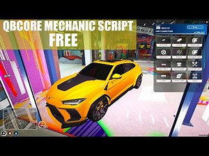 QBCore New Mechanic Job Free 🧰| FiveM Roleplay Scripts
