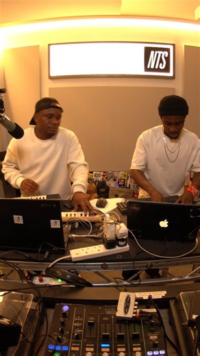 Tanzanian singeli duo Sisso & Maiko cooking up mile-a-minute jams in the studio. Listen back: https://www.nts.live/shows/guests/episodes/sisso-maiko-30th-april-2025 | NTS Radio