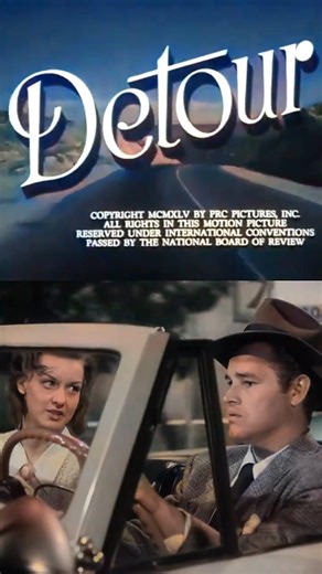 🚗 The Darkest Road in Film Noir | Detour (1945)
