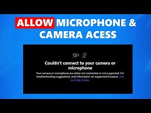 How to Fix You Haven't Allowed Facebook Access to Your Camera and Microphone