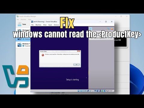 Fix: Windows Cannot Read the [ProductKey] Setting in VirtualBox
