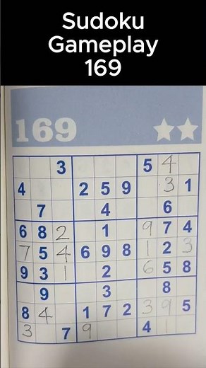 Sudoku Gameplay Medium Level | Math Tutor Edu | Sudoku 169